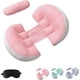 thumbnail image 1 of 2026 Pregnancy Pillow for Pregnant Women, Soft Body Pillow Support for Back, Belly, Hips & Legs, Travel Friendly & Machine Washable, for Custom Comfort, 1 of 8