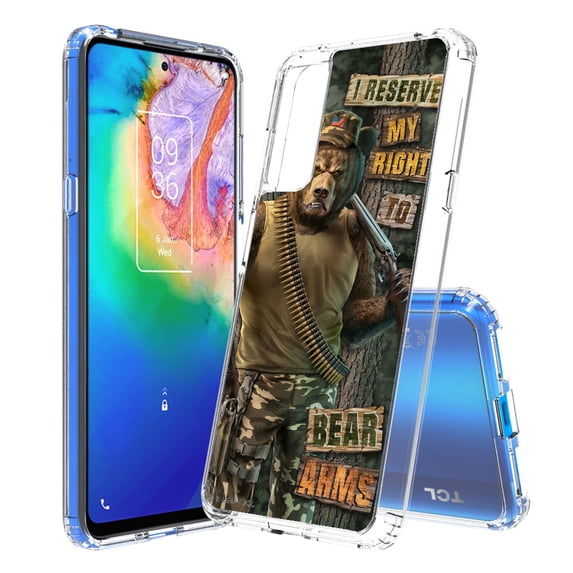AquaFlex Hybrid Slim Designed For TCL 20S 6.67"Case Transparent Clear