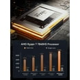 thumbnail image 2 of MINISFORUM Neptune Series HX100G Mini PC AMD Ryzen 7 7840HS Desktop Computer, DDR5 32GB RAM+1TB SSD, 2X HDMI & 2X USB4 Quad Outputs, AMD Radeon RX 6600M Discrete Graphics Small PC, 2 of 8