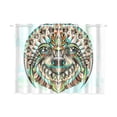 thumbnail image 3 of YUSDECOR Head of the Sloth Window Curtain Kitchen Curtain 26x39 inch,Two Piece, 3 of 3