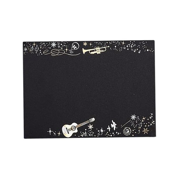 Sobres de papel Baoblaze Sobres de cartas de invitación estilo vintage Negro 17.5x12.5cm