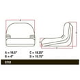 thumbnail image 5 of RAParts Seat B1GY20495 Fits John Deere 115 125 L100 L105 L107 L108 L110 L111 LA100 X110, 5 of 8