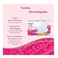 thumbnail image 3 of Toallas femeninas Equate ultradelgadas tela ultraseca con alas 16 pzas, 3 of 4