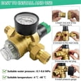 thumbnail image 4 of Pressure Regulator Water 3/4 Inch, Water Pressure Regulator with Water Pressure Gauge and Mesh Filter, 4 of 5