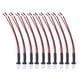 thumbnail image 5 of Cable Extendido De Enchufe Macho T10, 10 Piezas Conector De Enchufe De Arnés De Extensión T10 De Larga Duración Ajuste Universal Para Luces De Freno Para Luces De Señal De, 5 of 7