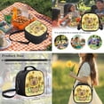 thumbnail image 6 of Bulopur Toddler Girls 17 Inch Backpack Set of 4, Yellow Sunflower Capybara Print School Bookbag with Full Accessories: Lunch Box, Water Bottle Holder, Pencil Case for Preschool Daily Use, 6 of 8
