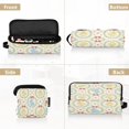 thumbnail image 5 of Hair Tool Organizer Bag with Heat Resistant Mat Removable Travel Storage Case for Hot Air Brushes Curling Irons Rabbit and Chicks in Wreath, 5 of 8