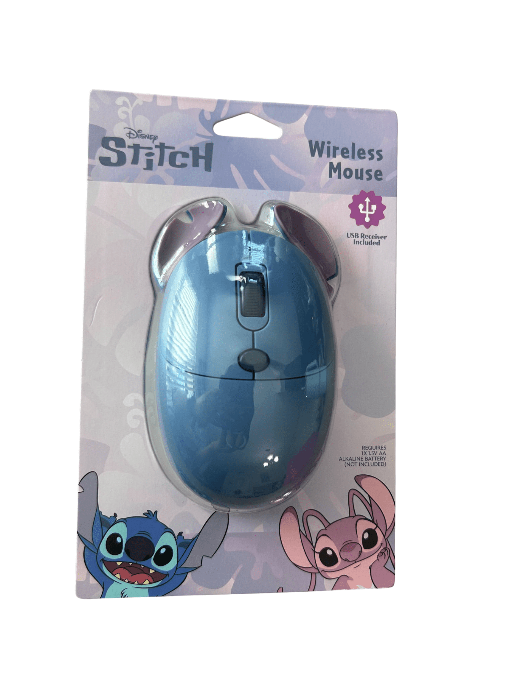 Disney Stitch Wireless Mouse for Computer, USB Receiver Included