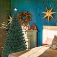 thumbnail image 3 of Costway 6' Pre-Lit Artificial Christmas Tree Fiber Optic w/ 230 LED Lights & Top, 3 of 9