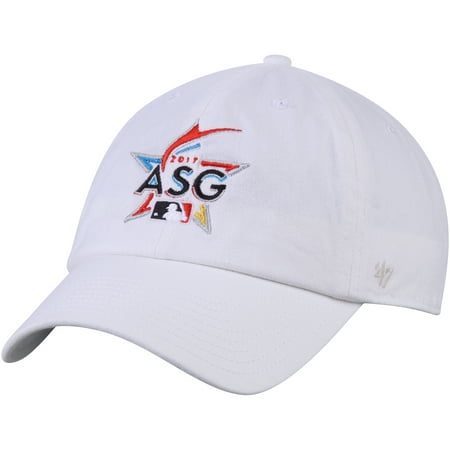 '47 2017 MLB All-Star Game Clean Up Adjustable Hat - White - (Best Way To Clean A White Hat)