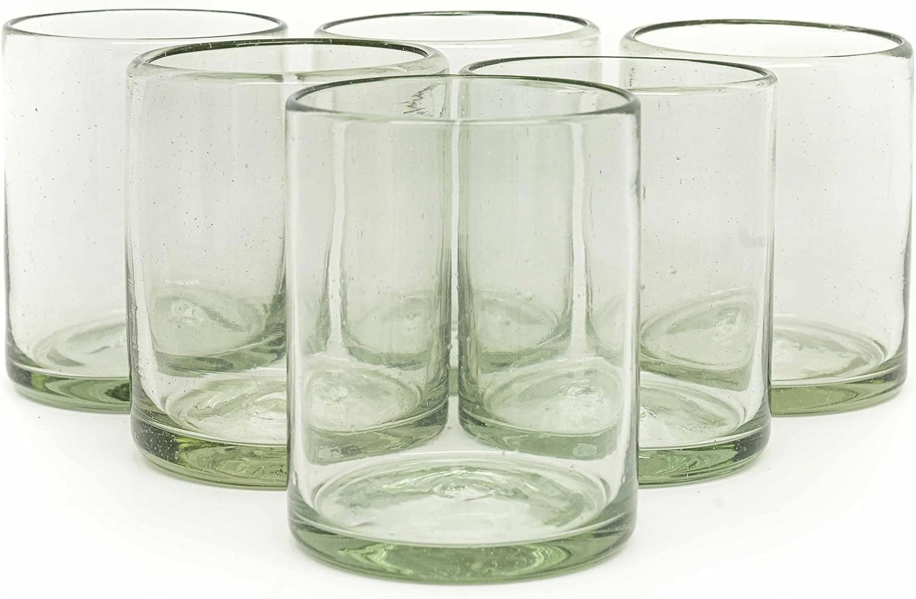 Handblown Bubble Glass Tumbler, Set of 6 – Salt & Sundry