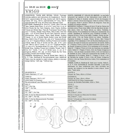 Headpieces, Tiara and Bridal Veils-One Size Only