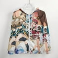thumbnail image 4 of Genshin Impact Zip Up Hoodies Unisex Realistic 3D Print Sweatshirt Long Sleeve Hooded Jacket Coat 4XL, 4 of 8