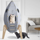 thumbnail image 2 of Árbol para gatos cohete, columpio para gatos, torre para gatos, casa para gatos, cama para gatos, cama para mascotas, regalo de cumpleaños para gatos, 2 of 8