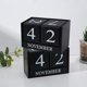 thumbnail image 5 of Calendario De Estilo Retro Nórdico, Calendario Innovador Simple De Madera, Decoración De Escritorio Con Bloque Para El Hogar, Oficina, Boda, 5 of 5