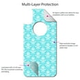 thumbnail image 4 of DistinctInk Custom SKIN / DECAL compatible with OtterBox Commuter for iPhone X / XS (5.8" Screen) - Baby Blue White Damask Pattern - Floral Damask Pattern, 4 of 5