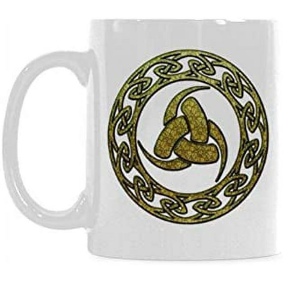Funny Gamers Mug - Triforce Symbol Coffee Mug Ceramic Material Mugs Tea Cup White 11oz