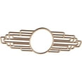 thumbnail image 2 of 22"W x 11"H x 6"IW x 10 3/8"IH x 3/8"T Elizabeth Wood Fretwork Pierced Ceiling Medallion, Alder, 2 of 3