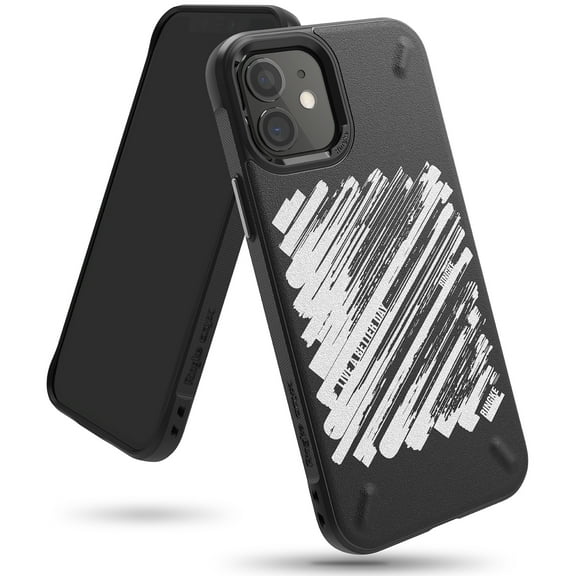 Ringke Onyx Design Case Compatible with iPhone 12 mini, Tough Rugged TPU Heavy Duty Design Back Cover - Paint