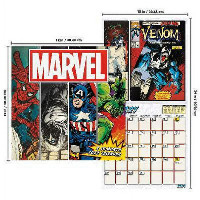 Trends International 2024 Marvel Comics Wall Calendar - Walmart.com