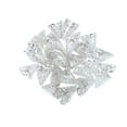thumbnail image 1 of OULII 50 Pcs Silver Filigree Jewelry Caps DIY Jewelry Making for Women, 1 of 8