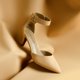 thumbnail image 4 of DREAM PAIRS - Zapatos de tacón alto para mujer con correa al tobillo y puntera cerrada, 4 of 5