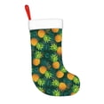 thumbnail image 2 of Rateoe Pineapples with Palm Leaves Print Christmas Stockings,18 Inch Large Christmas Stockings Decoration Ornaments for Holiday Home Fireplace Indoors, 2 of 7