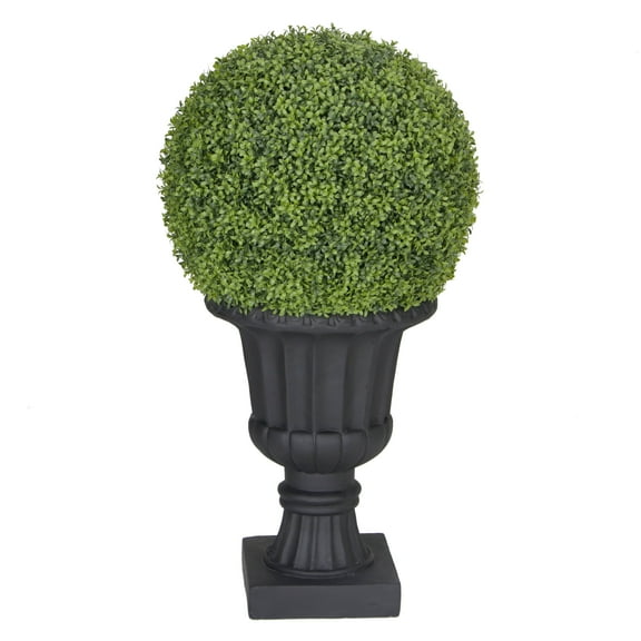 38" Single Ball Topiary Boxwood Artificial Tree