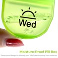 Auvon large 7 day pill organizer am pm weekly planner with portable