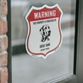 thumbnail image 4 of Warning This Property is Protected by Great Dane (2 Pack) 6 inch X 6 inch Shield Shaped Heavy Duty 3.2 mil Vinyl Decals Weather Resistant Made in the USA, 4 of 5