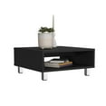 thumbnail image 4 of Depot E-Shop Chiniak Coffee Table, 1 shelf, 4 legs, Black, 4 of 7
