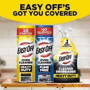 Easy-Off Heavy Duty Degreaser, Removes Grease & Grime, For Kitchen, Garage, Outdoor & More 32oz
