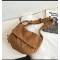thumbnail image 2 of Kukuzhu Japanese Grunge Hobo Canvas Crossbody Bag for Women Hippie Punk Harajuku Purse Academic Aesthetic Large Messenger Bags (black), 2 of 6