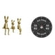 thumbnail image 1 of Figura decorativa de una mujer sentada, estatua, adorno, reloj de gimnasio con barra de pesas, cerámica y acrílico, diseño creativo, ideal para la ofi, 1 of 8