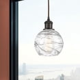 thumbnail image 2 of Innovations Lighting  Ballston Athens Deco Swirl - 1 Light 6" Cord Hung Mini Pendant Oil Rubbed Bronze, 2 of 2