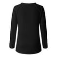 thumbnail image 5 of Womens Tops Football Is My Favorite Season Long Sleeve Shirt Football Lover V Neck Tee Comfortable Polyester Spandex Blend L Sweaters For Women, 5 of 5