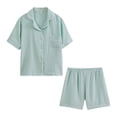 thumbnail image 4 of BOOMNY Womens Pajama Sets 2 Peice Pjs Set for Women Soft Long Sleeve Buttons Sleepwear Tops Pants Homewear Loungewear Sets, 4 of 4