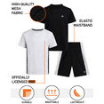 thumbnail image 2 of RBX Boys Activewear Set - 3 Piece Performance Mesh and Jersey Tees and Mesh Gym Shorts (8-12), 2 of 7