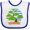 White and Royal, variant on Inktastic Bonsai Tree Garden Girls Baby Bib