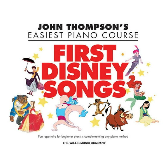John Thompson's Easiest Piano Cours First Disney Songs, (Paperback)