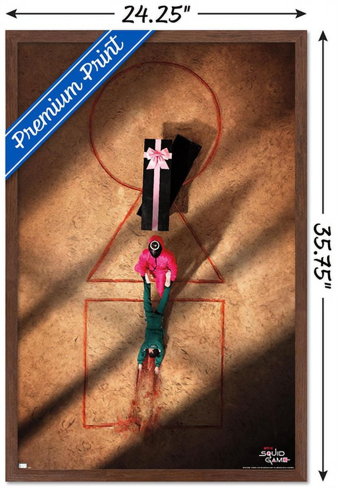 Netflix Squid Game - Field Wall Poster, 22.375" x 34", Framed