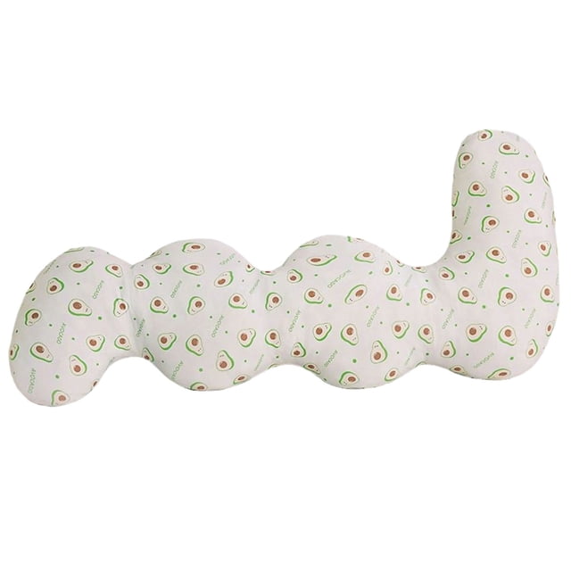 zhangmingg Long Rectangular Summer Pillow for Side Sleepers and Leg Support with Washable Silk-Like Cover