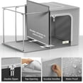 thumbnail image 2 of Sorbus Storage Bin with Dividers, Stackable & Foldable with Window & Handles for Linens & Clothes, 2 of 6