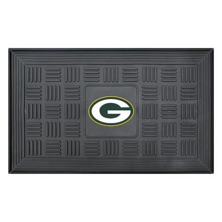 Green Bay Packers Floor Mat - FanMats NFL Green Bay Packers Medallion Door Mat