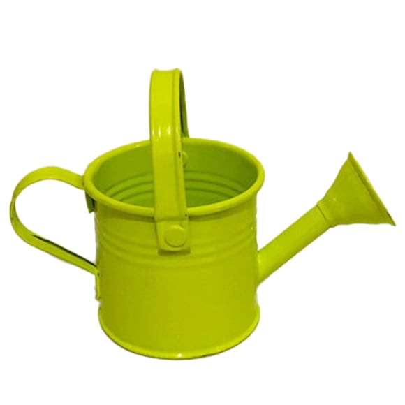 Yuarrent Regadera de metal para niños, minimaceta de jardín, cubo de agua rosa para maceta de hierro Jardín y Patio do