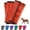 Orange, variant on Breathable Mesh Horse Flyproof Leggings, Bites Proof Horse Fly Boots Set of 4, Shoofly Boots Set for Horses with Lightweight Mesh for Adjustable and Universal (Purple)