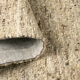 thumbnail image 4 of TOWN & COUNTRY TERRA Montana Textured Border Handcrafted 100% Wool Area Rug, Beige/Light Brown, 3'x5', 4 of 9