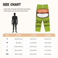 thumbnail image 2 of Salouo Fresh Sushi Print Women's Pajama Pants Casual Loose Sweatpants PJs Flowy Pants Drawstring Palazzo for Women Wide Leg Pants Lounge Pajama -Medium, 2 of 8