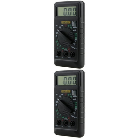 2 PCS Digital Ohm Meter and Battery Capacity Tester Electronic Measuring Instrument for Accurate Electrical Testing