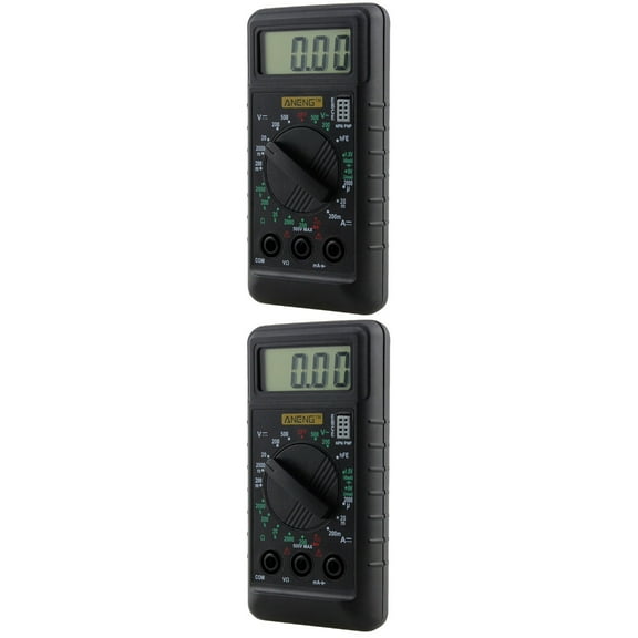 2 PCS Digital Ohm Meter and Battery Capacity Tester Electronic Measuring Instrument for Accurate Electrical Testing